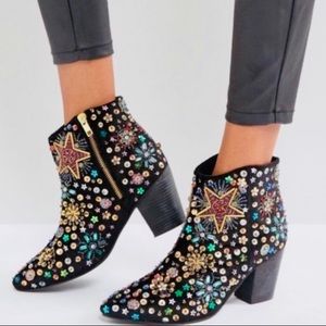 Free People Sequin Booties